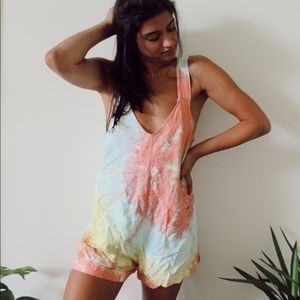 Tie dye romper